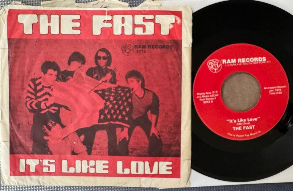 THE FAST IT'S LIKE LOVE/ KIDS JUST WANNA DANCE~OG 1978 PIC SLV 45~POWER POP PUNK