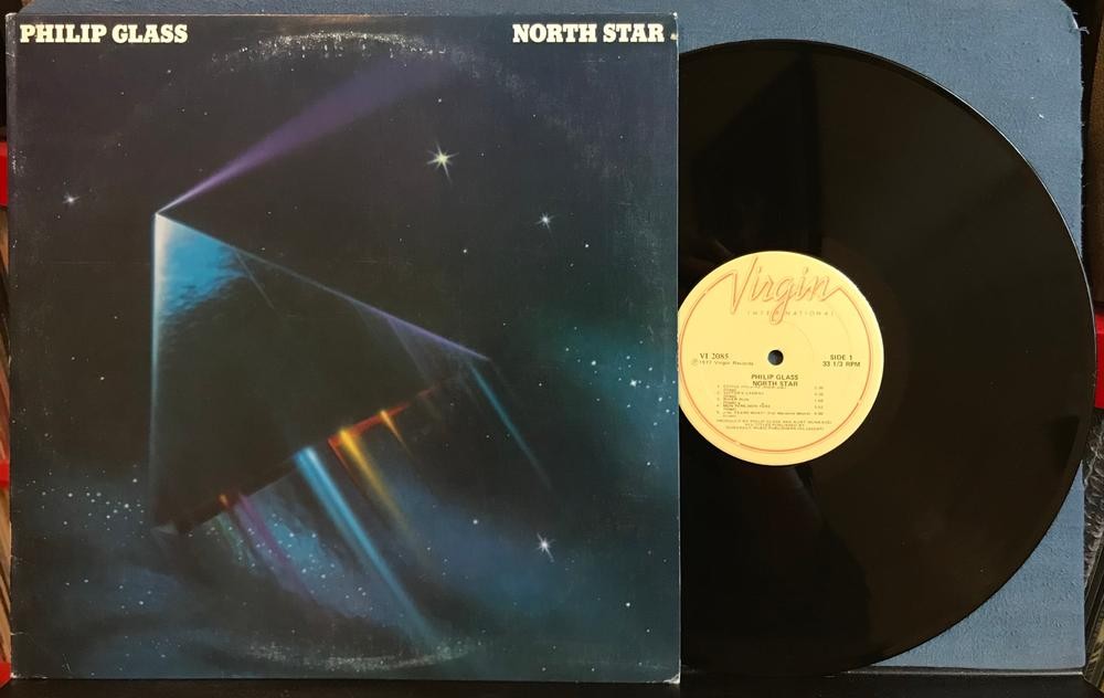 PHILIP GLASS NORTH STAE~NM ORG 1977 VIRGIN INT'L. LP~ELECTRONIC.MODERN CLASSICAL