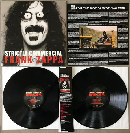BEST OF FRANK ZAPPA~STRICTLY COMMERCIAL~VG++ LMTD NMBR 1995 QUIEX 2LP~INSERT~OBI