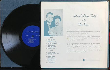 ART AND DOTTY TODD AT THE SKY ROOM~1962 PRIVATE LBL LP~EASY LISTENING~JAZZ~VOCAL