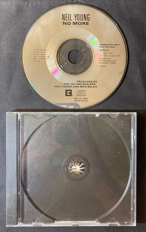 NEIL YOUNG~NO MORE~NM 1989 REPRISE PROMO CD SINGLE~EDIT +SNL VERSION~PRO-CD-3864