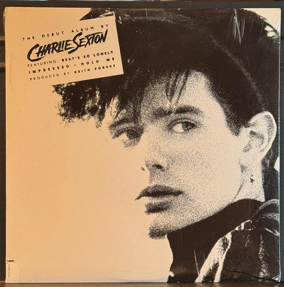 CHARLIE SEXTON PICTURES FOR PLEASURE SEALED ORIG 1985 LP~BEAT'S SO LONELY