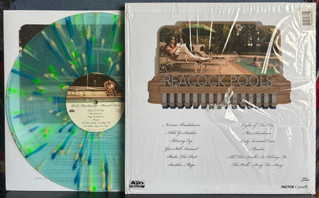 PINK MOUNTAINTOPS PEACOCK POOLS~NM '22 LIGHT BLUE SPLATTER LP~SHRINK~HYPE~McBEAN