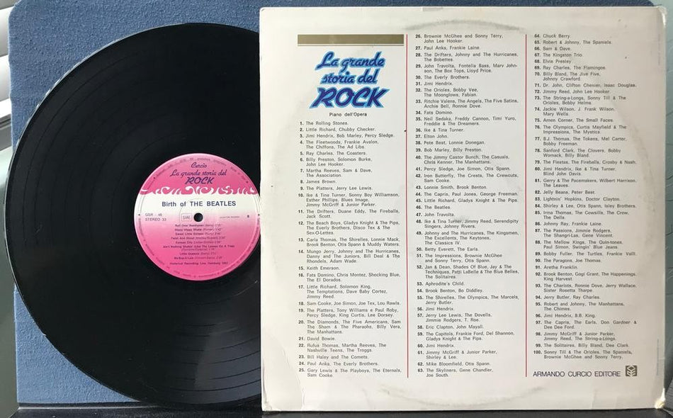 BIRTH OF THE BEATLES~NM '82 CURCIO ITALY COMP LP~VALENTINE RECORDS~GRANDE STORIA