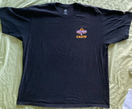 NBA ALLSTAR GAME PHOENIX 2009 CREW SHIRT~BLK~XL~ADIDAS~SUNS~LEBRON~KOBE~IVERSON