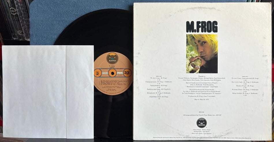 M. FROG 1973 SELF-TITLED LP~ORG BEARSVILLE 1st PRESS w/BOOKLET~INSERT~LABAT~PROG