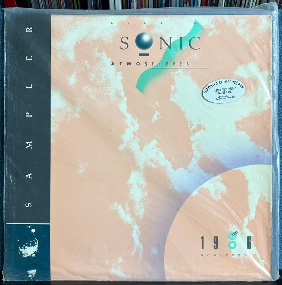 SONIC ATMOSPHERES SAMPLER 1986~SEALED COMP LP~ELECTRONIC~AMBIENT~HUXLEY~ANANDA