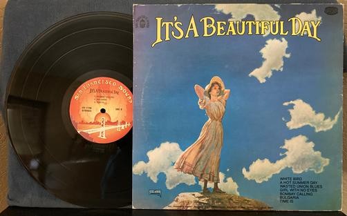 IT'S A BEAUTIFUL DAY S/T LP~1980's SAN FRANCISCO SOUND REISSUE~NO GATEFOLD~PSYCH