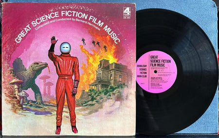 BERNARD HERRMANN GREAT SCIENCE FICTION FILM MUSIC~1974 LONDON PHASE 4 STEREO LP