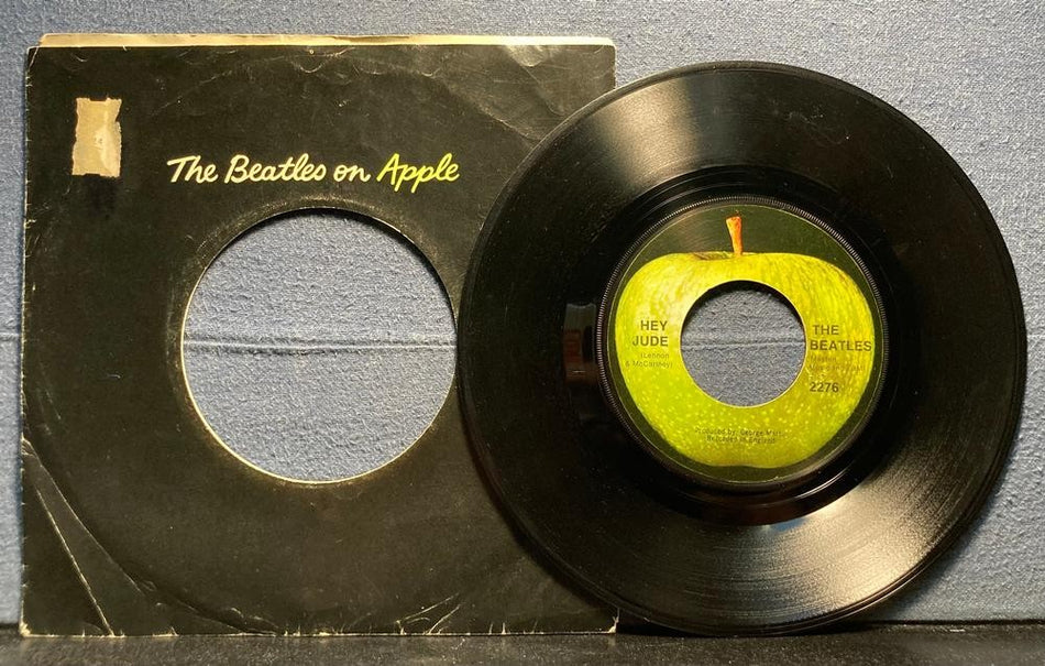 BEATLES~HEY JUDE / REVOLUTION~1968 APPLE WEST COAST L.A. 7-INCH SINGLE w/LBL SLV
