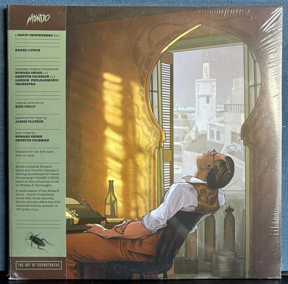 NAKED LUNCH COMPLETE ORIG SOUNDTRACK~SEALED '16 MONDO 2LP~ORNETTE COLEMAN~HOWARD