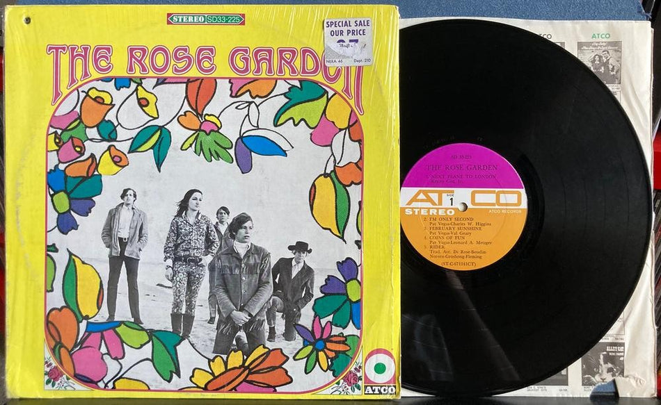 THE ROSE GARDEN 1968 SELF-TITLED LP~ATCO PURPLE/GOLD LBL 1st PRESS~SHRINK~FOLK