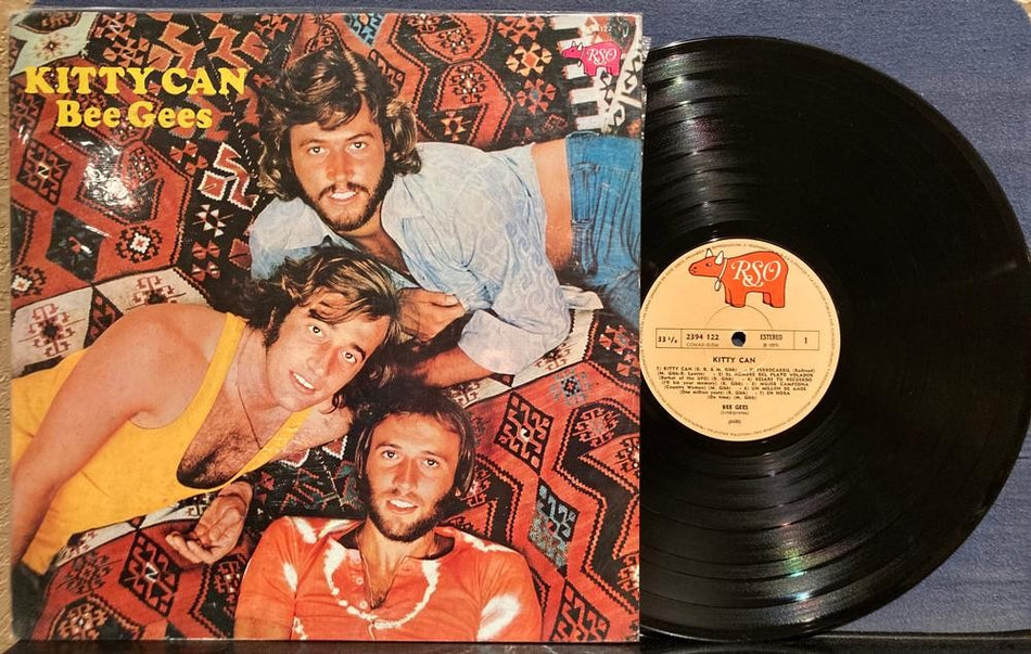 BEE GEES KITTY CAN~RARE NM- 1973 RSO ARGENTINA COMPILATION LP~GIBB~POP~VOCAL
