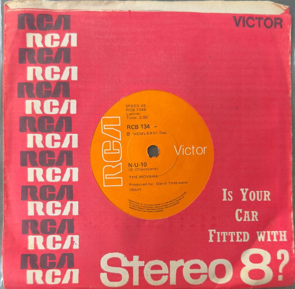 SO. AFRICA 45~THE MOVERS~ZONE ONE/ N-U-10~1976 RCA SOUL 7~HEAR