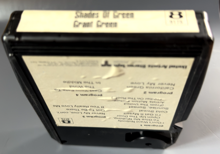 RARE GRANT GREEN SHADES OF GREEN 8-TRACK TAPE~TESTED~BLUE NOTE SOUL JAZZ FUNK