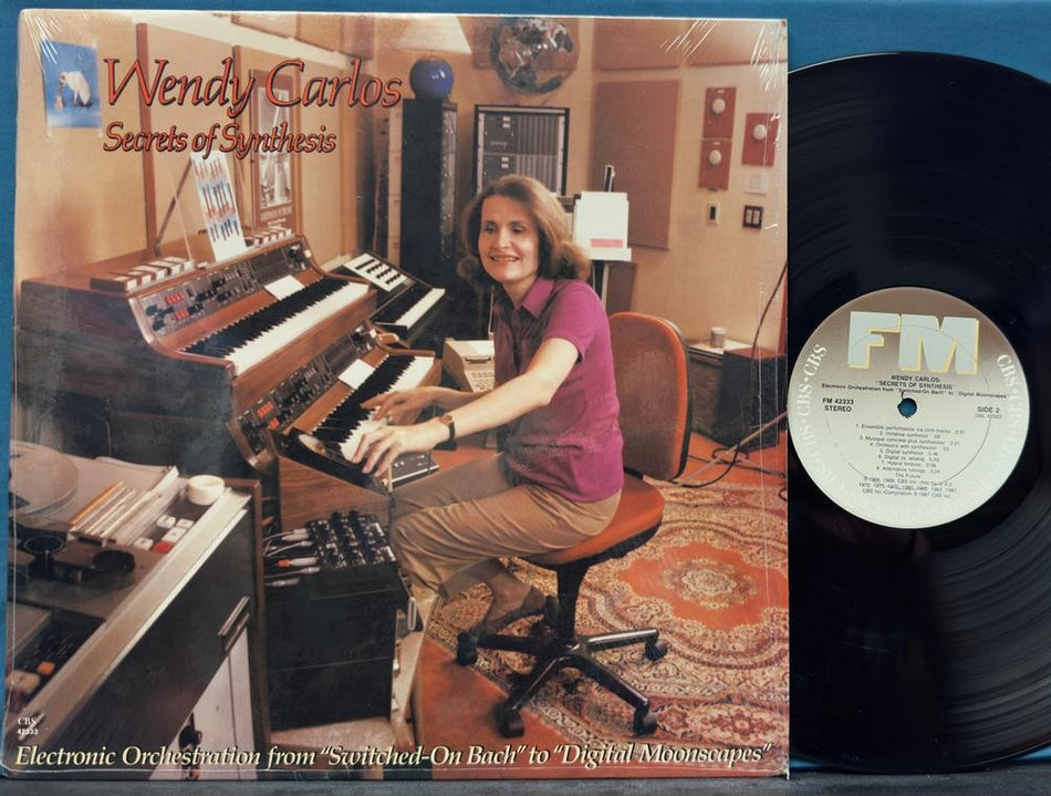 WENDY CARLOS SCRETS OF SYNTHESIS~NM/NM- ORIG 1987 LP~SRHINK~CARROLLTON PRESS