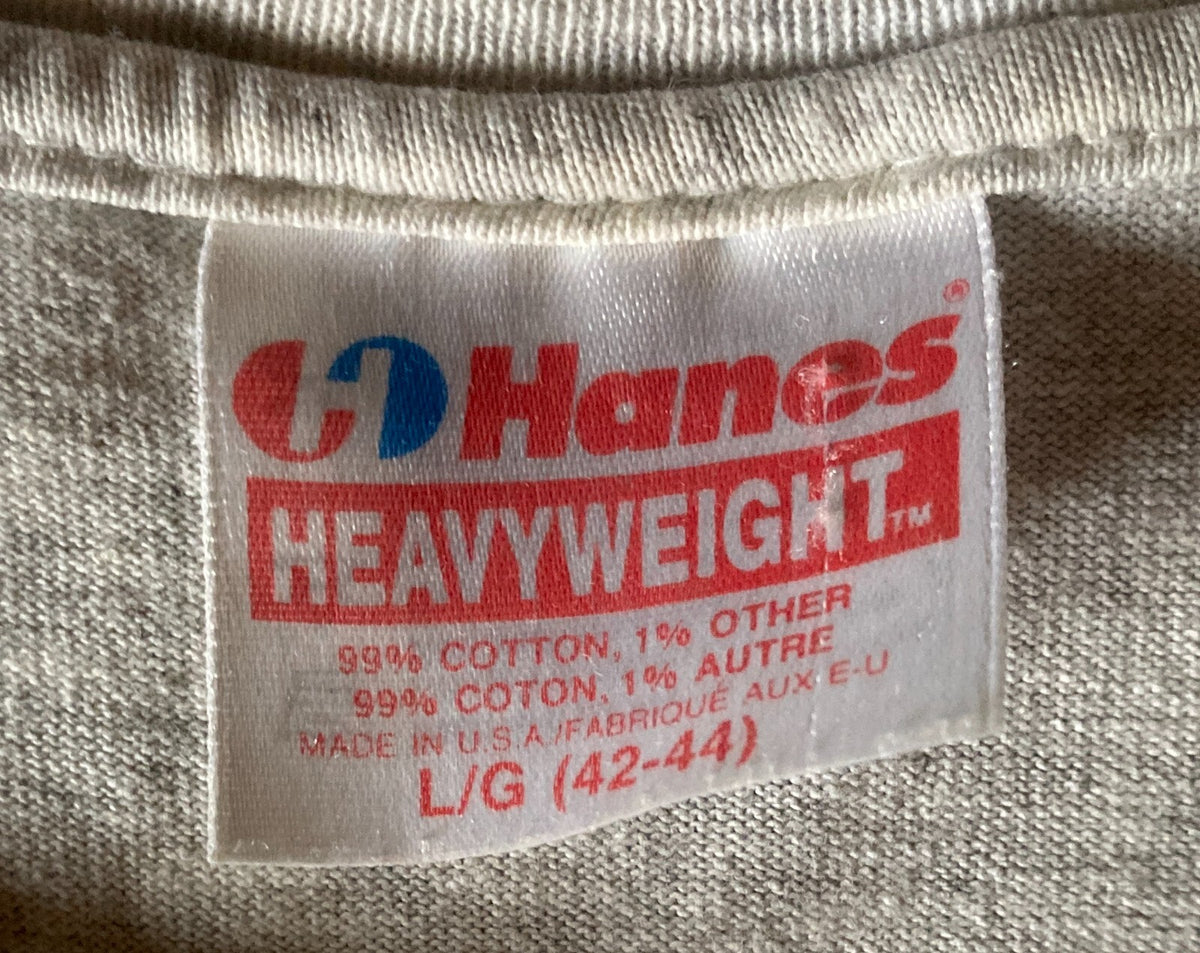 1980s VTG ST CROIX INTERNATIONAL REGATTA SHIRT~HANES HEAVYWEIGHT~L~SINGLE-STITCH