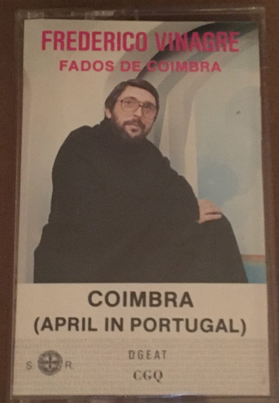 FREDERICO VINAGRE~FADO COIMBRA~RARE 1994 PORTUGAL CASSETTE TAPE~EXCELLENT COND