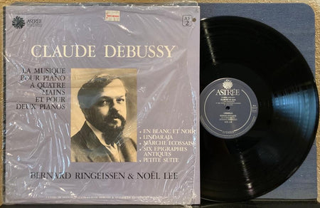 CLAUDE DEBUSSY MUSIQUE POUR DEUX PIANOS~NM 80's ASTREE RE LP~RINGEISSEN~NOEL LEE