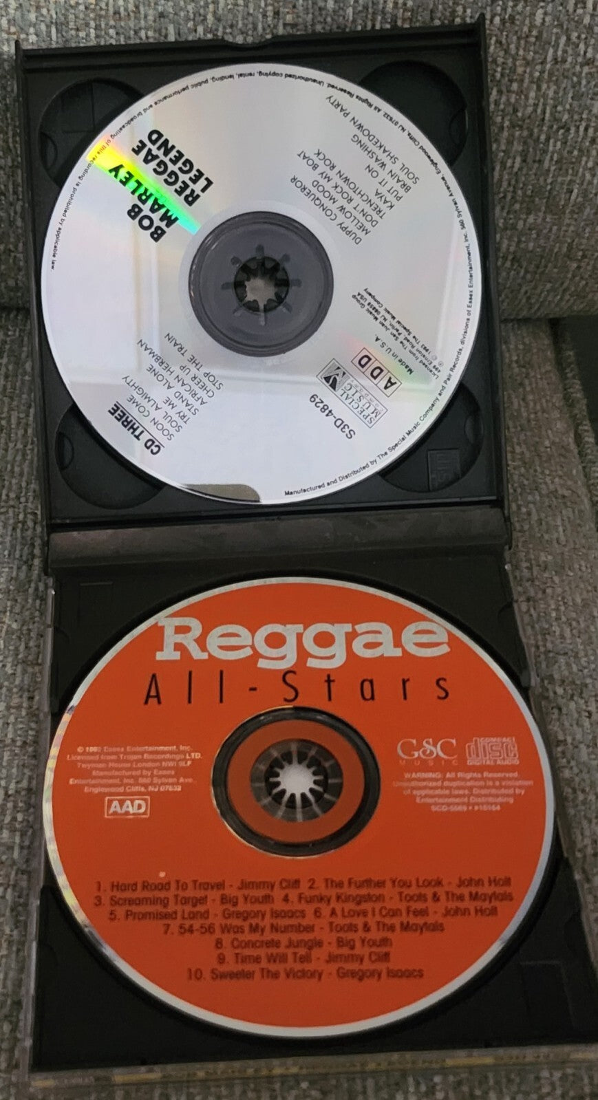 BOB MARLEY REGGAE LEGEND~3 CD COMPILATION WITH BONUS CD~REGGAE ALL STARS~VARIOUS