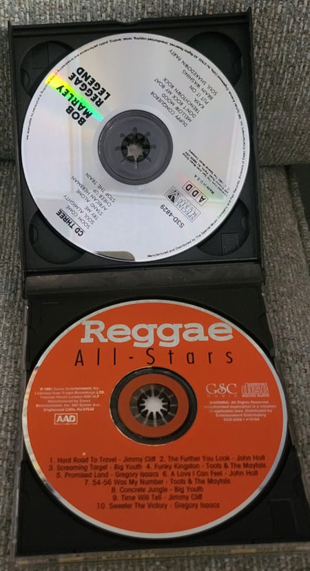 BOB MARLEY REGGAE LEGEND~3 CD COMPILATION WITH BONUS CD~REGGAE ALL STARS~VARIOUS