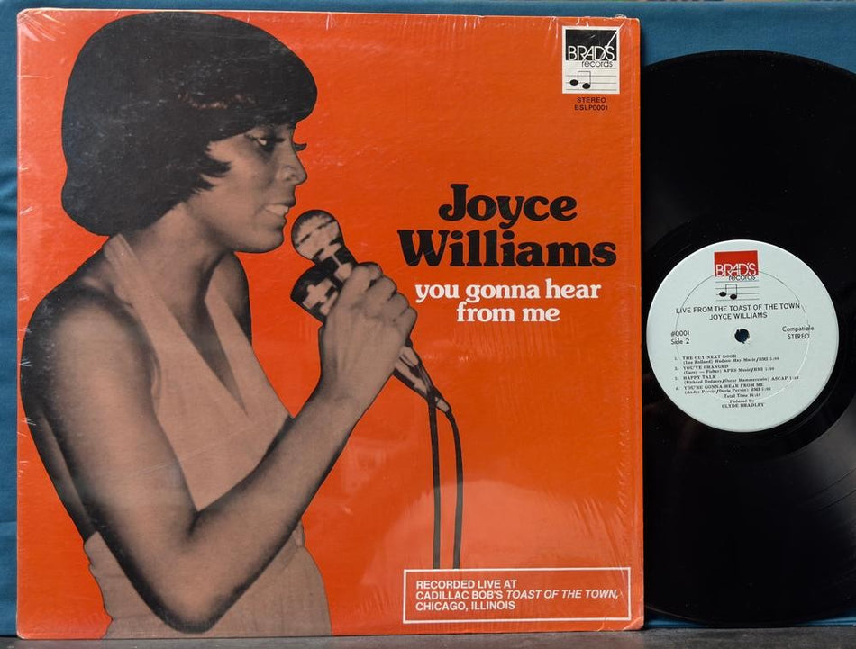 JOYCE WILLIAMS YOU GONNA HEAR FROM ME~NM/VG++ OG BRAD'S RECORDS LP~SHRINK