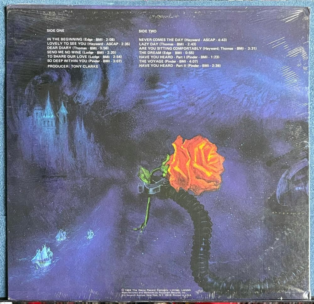 MOODY BLUES ON THE THRESHOLD OF A DREAM~SEALED 70s NON-GATEFOLD U.S. PRESS~PSYCH