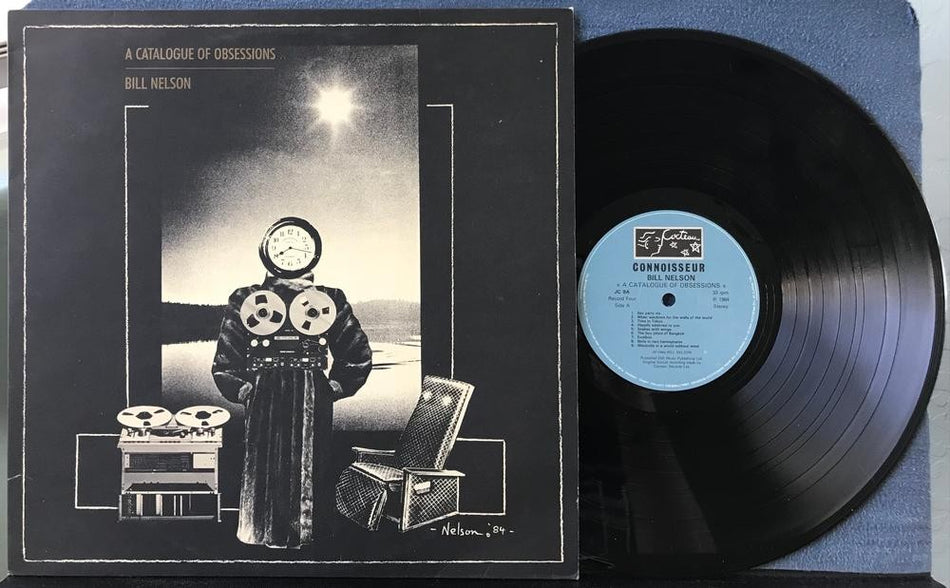 BILL NELSON CATALOGUE OF OBSESSIONS~NM 1989 COCTEAU CONNOISSEUR UK LP~BE BOP DLX
