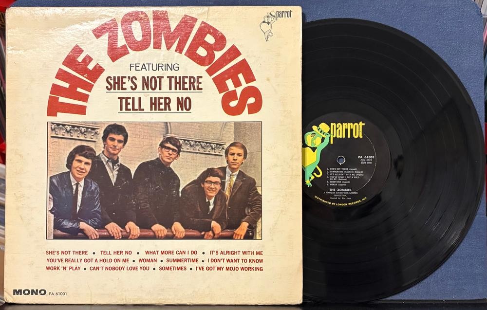 ZOMBIES 1965 SELF-TITLED DEBUT LP~MONO PARROT FIRST PRESS~MONARCH~BELL SOUND SF