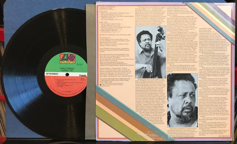 CHARLES MINGUS CHANGES TWO~NM- ORG 1975 ATLANTIC PRC RICHMOND 1st PRESS LP~JAZZ