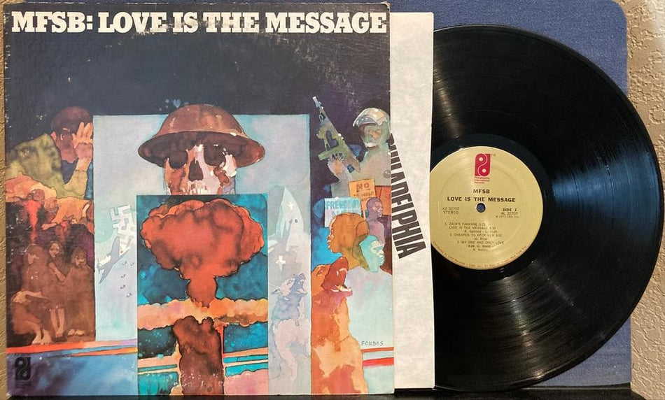 MFSB LOVE IS THE MESSAGE~ORIG 1973 PHILADELPHIA INTERNATIONAL LP~TSOP~SOUL TRAIN
