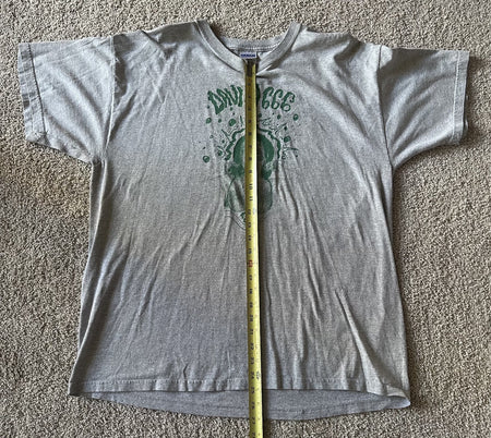 DÁVILA 666 T-SHIRT~2011 TOUR~XL~GILDAN~GREY~EXC COND~METAL~VERY RARE