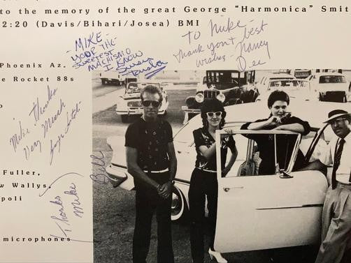 ROCKET 88s LETS RUMBLE~SIGNED 1984 PRO INDIE ARIZONA PRIVATE LABEL LP~BLUES ROCK