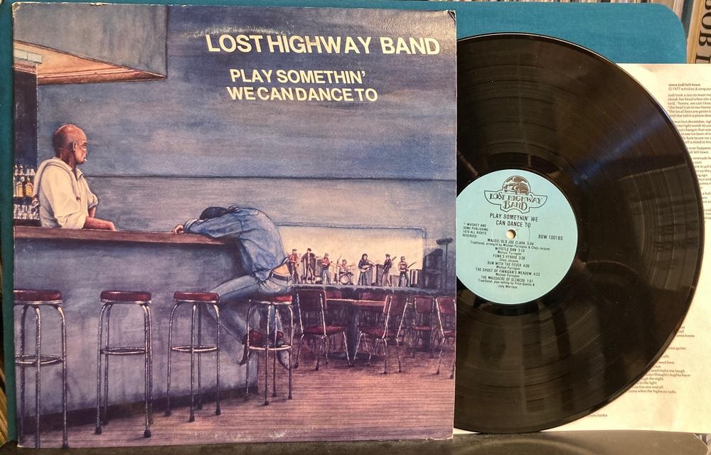 LOST HIGHWAY BAND PLAY SOMETHING WE CAN DANCE TO~RARE '79 PVT LBL SO ROCK~INSERT