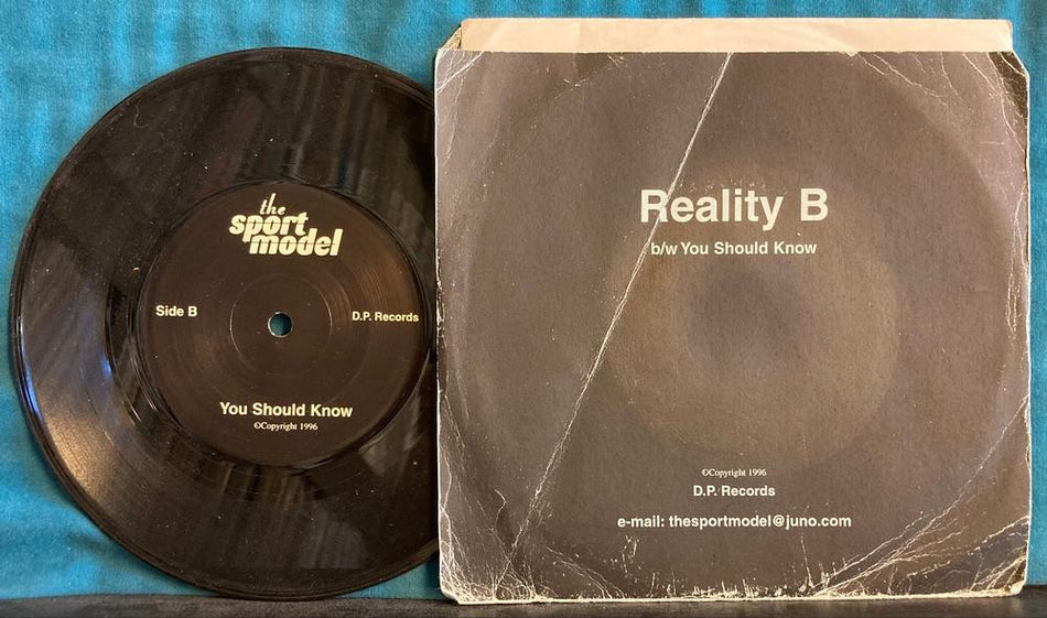 THE SPORT MODEL REALITY B /YOU SHOULD KNOW~1996 D.P. RECORDS 7-INCH PIC SLV SNGL