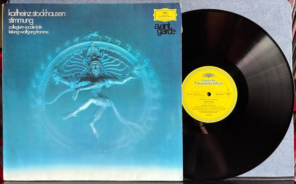 KARLHEINZ STOCKHAUSEN STIMMUNG~NM 1970 GERMAN DEUTSCHE GRAMMOPHON LP~WOLFGANG