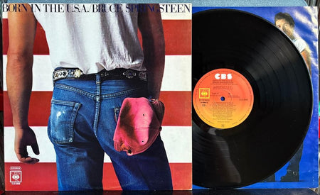 BRUCE SPRINGSTEEN BORN IN THE U.S.A.~1984 CBS MEXICO 1st PRESS LP w/INSERT~INNER