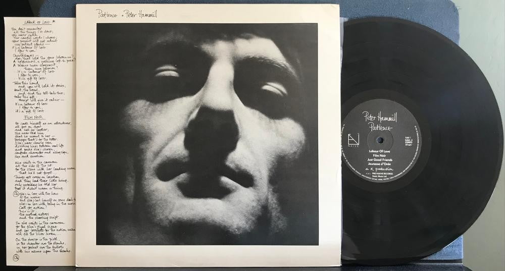 PETER HAMMILL PATIENCE~VG++ ORG 1983 NAIVE RECORDS UK 1st PRESS LP w/INSERT~PROG