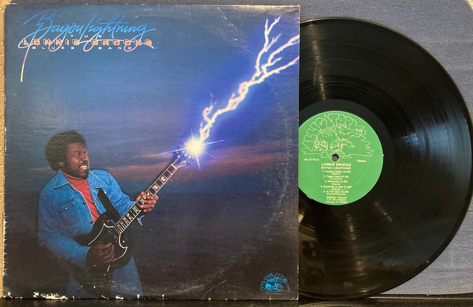 LONNIE BROOKS BAYOU LIGHTNING~ORIG 1979 ALLIGATOR RECORDS LP~LOUISIANA BLUES