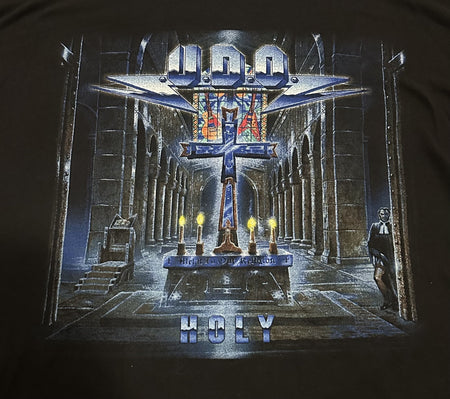 U.D.O. CONCERT T-SHIRT~2000 HOLY TOUR~ORIGINAL~CYGNUS TAG~XL~BLACK~EXC COND~VTG