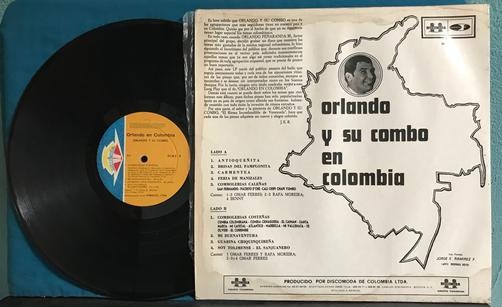 ORLANDO Y SU COMBU EN COLOMBIA~VG++ ORIG DISCOMODA COLUMBIA LP~LATIN~CUMBIA