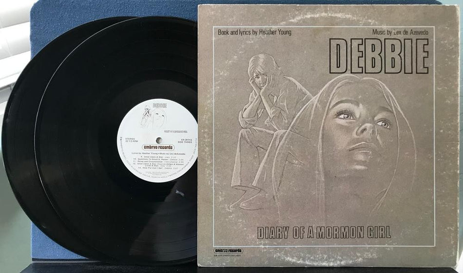 DEBBIE DIARY OF MORMON GIRL~HEATHER YOUNG~LEX DEAZEVEDO~VG++ 1978 XIAN PSYCH 2LP
