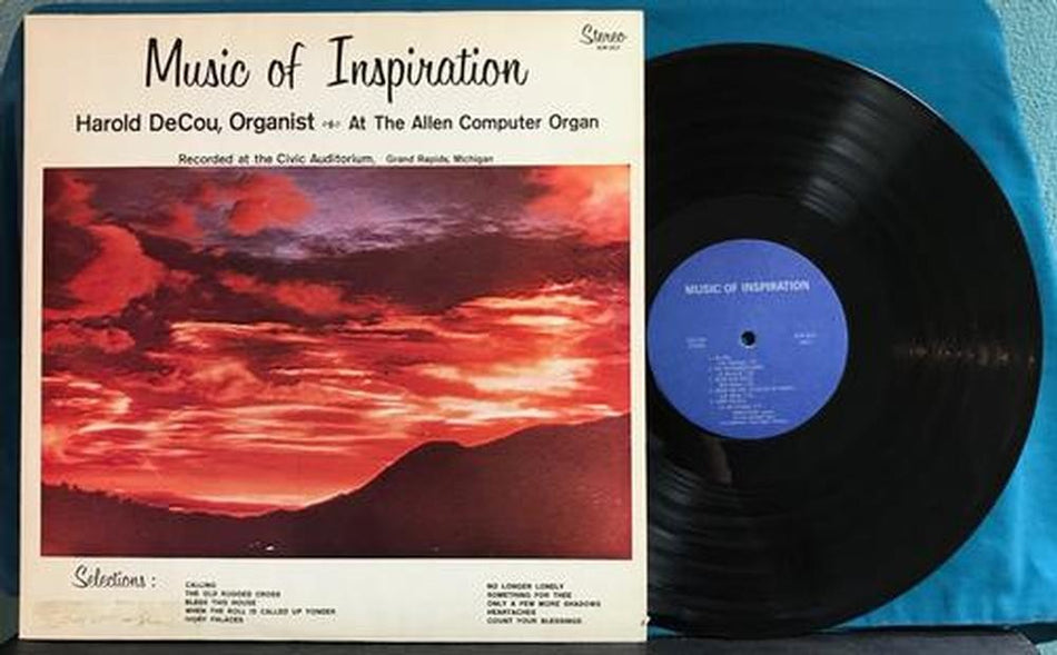 HAROLD DECOU AT THE ALLEN COMPUTER ORGAN~NM OG XIAN GOSPEL LP~CIVIC AUDITORIUM 