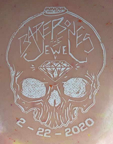 INNOVA BARE BONES THE JEWEL 2-22-2020 LIMITED ED. DISC GOLF~174g~PEACH w/FLECKS