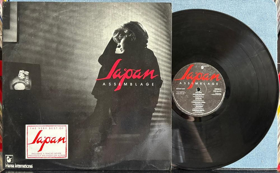 JAPAN ASSEMBLAGE~ORIG 1981 HANSA GERMAN 1st PRESS LP w/HYPE STICKER~NEW WAVE~POP