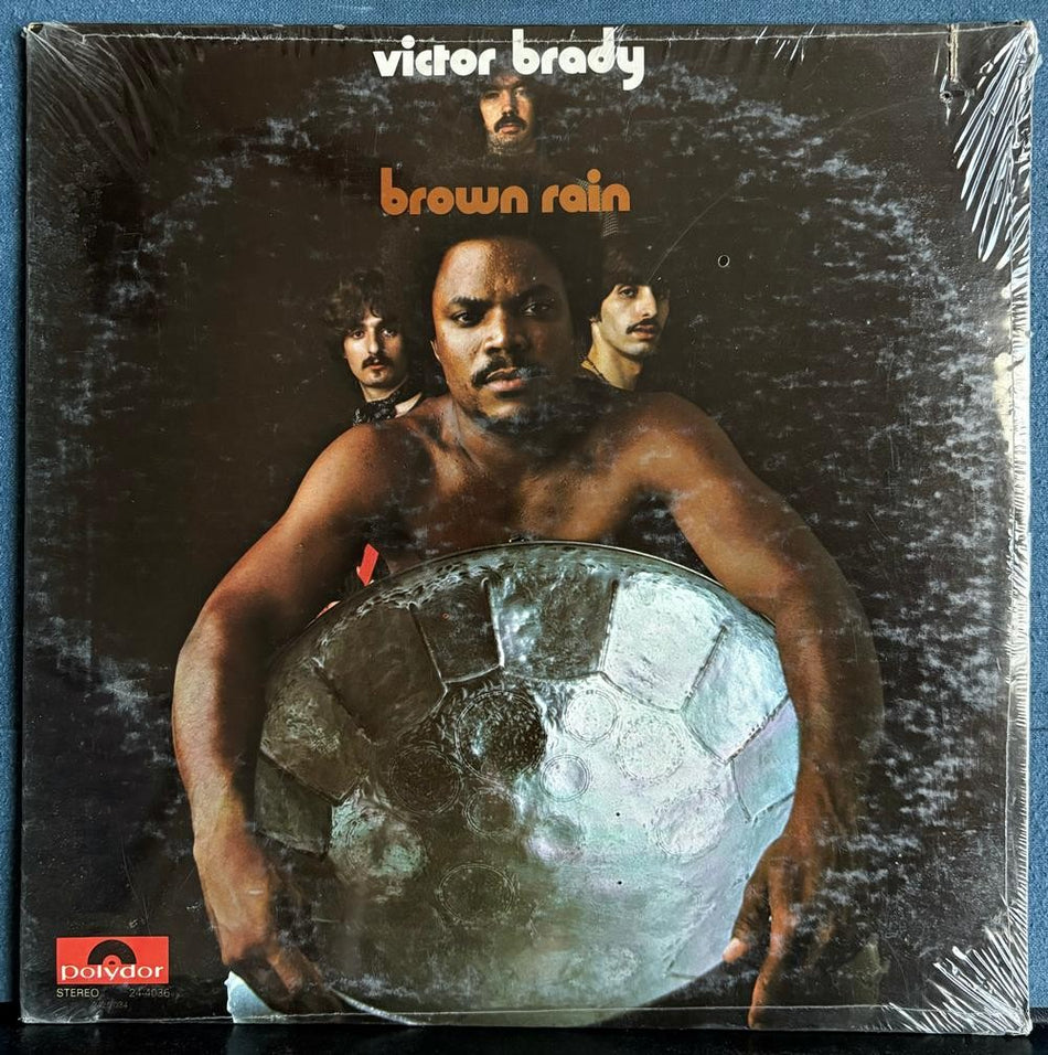 VICTOR BRADY BROWN RAIN~SEALED ORG 1970 POLYDOR LP~CUT-OUT~PSYCH~PROG~STEEL DRUM