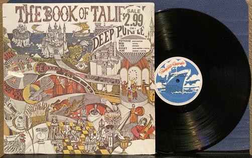 DEEP PURPLE THE BOOK OF TALIESYN~NM 1988 PASSPORT RECORDS REISSUE LP~SHRINK~PROG