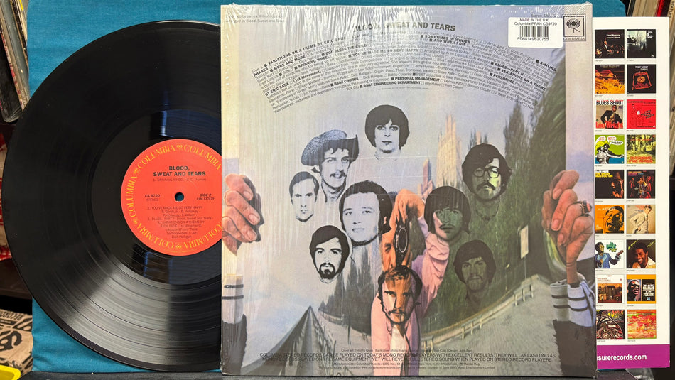 BLOOD, SWEAT AND TEARS 1969 SELF-TITLED LP-NM 2008 180 GRAM EU REISSUE~JAZZ-ROCK