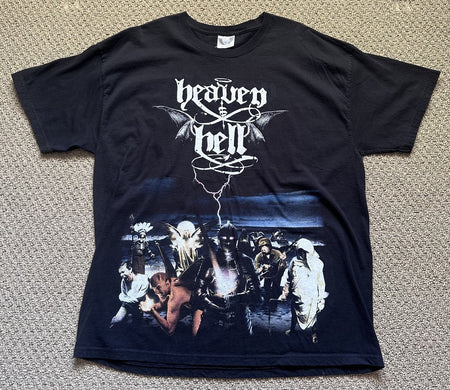HEAVEN & HELL CONCERT T-SHIRT~2007 TOUR~BLACK SABBATH~XL~BLACK~EXC COND~VINTAGE