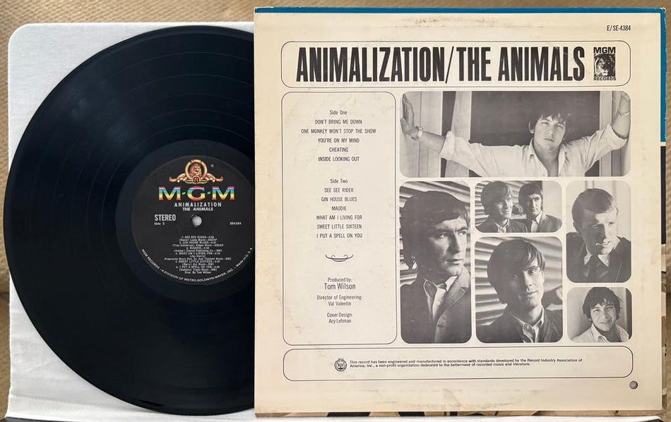 THE ANIMALS ANIMALIZATION~1966 STEREO MGM 1st PRESS LP~BURDON~SPELL ON YOU~PSYCH
